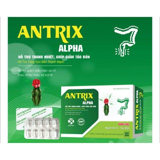 Hỗ trợ giảm các triệu chứng trĩ Antrix alpha