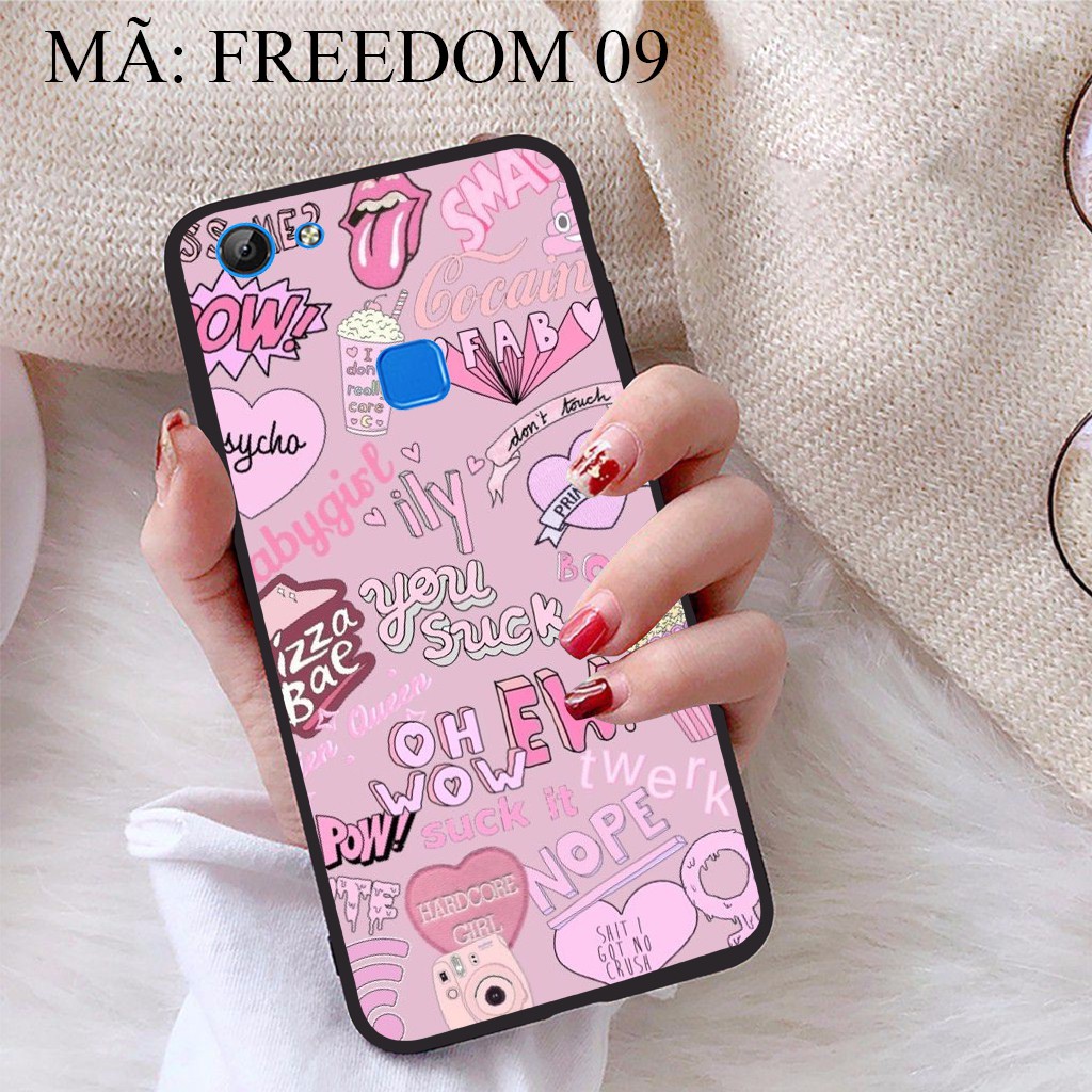 Ốp lưng Vivo V7 viền dẻo TPU BST Phong Cách Freedom