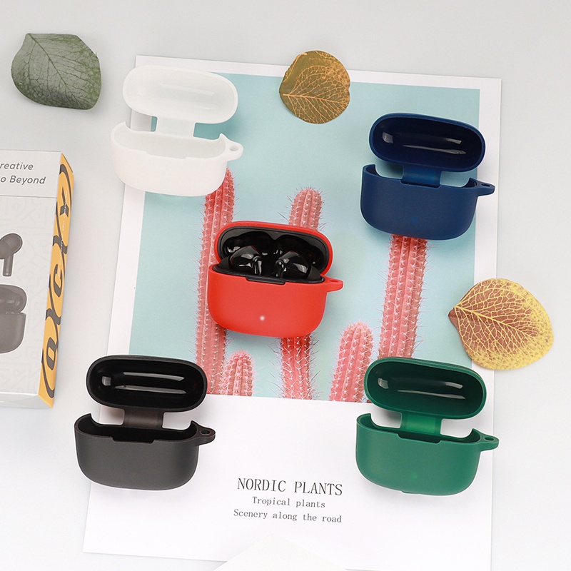 Vỏ Bảo Vệ Hộp Sạc Tai Nghe QCYT19 Bằng Xốp Mềm Chống Bụi Bẩn Chống Sốc Có Thể Giặt Sạch