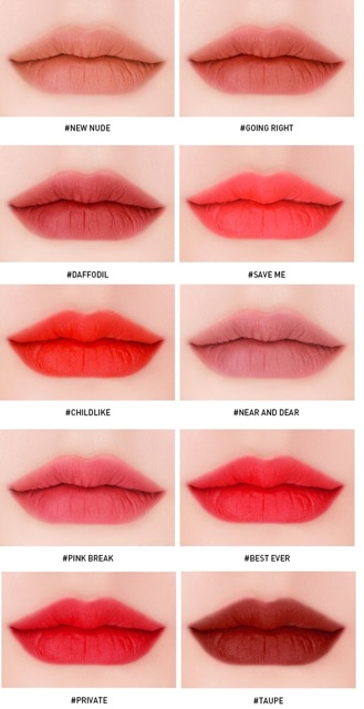 [CÓ SẴN] SON KEM LÌ 3CE VELVET LIP TINT | BigBuy360 - bigbuy360.vn