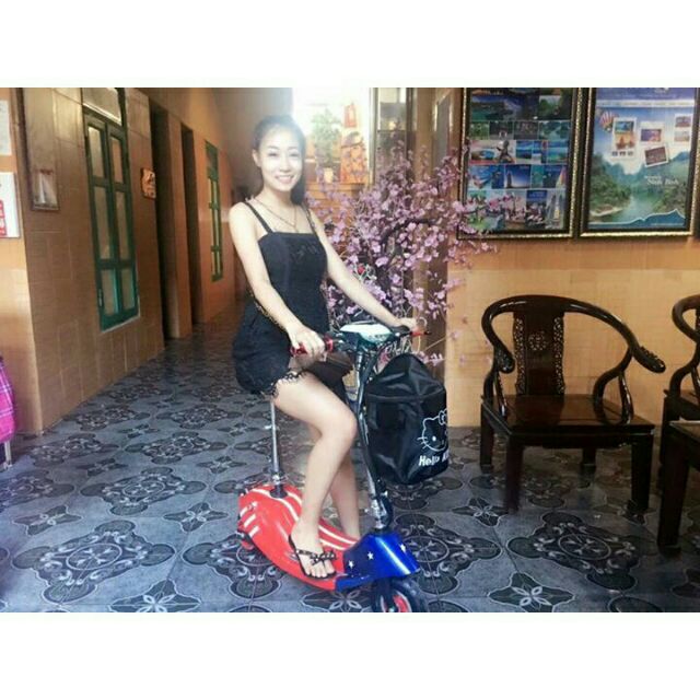 Xe điện mini e-scooter vỏ không ruột(hàng cty)