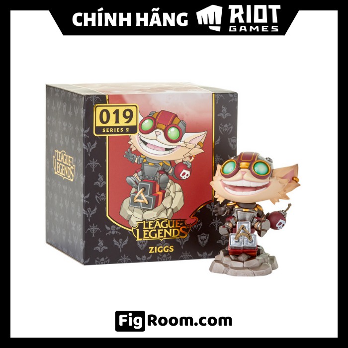 Mô hình Ziggs Chibi - Ziggs Figure [Chính hãng Riot Games] - Figure LOL Liên Minh Huyền Thoại