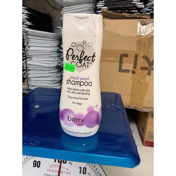 Sữa tắm cho chó Perfect Coat Black Pearl Berry Shampoo