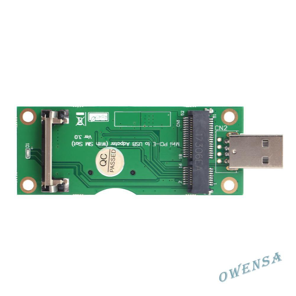 Đầu chuyển đổi Mini Pci-E sang USB với khe cắm thẻ sim 8 chân cho Wwan/Lte | BigBuy360 - bigbuy360.vn