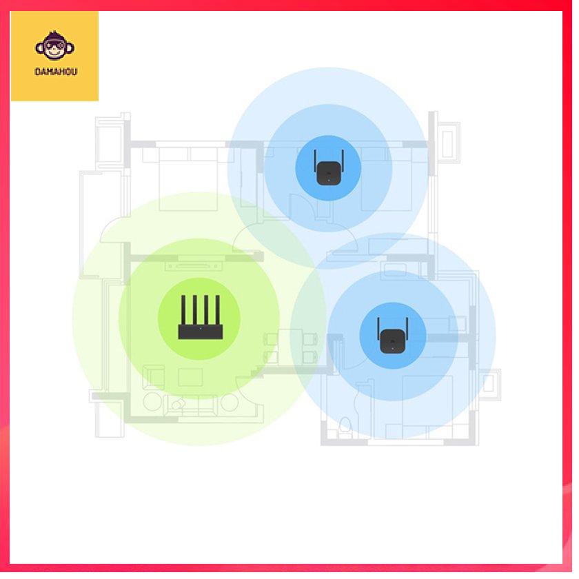 Bộ Khuếch Đại Tín Hiệu Wifi Không Dây 2.4g Cho Xiaomi Pro | BigBuy360 - bigbuy360.vn
