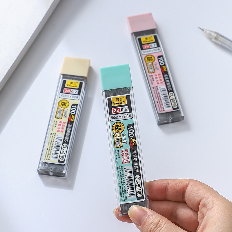 Hộp 100 ngòi bút chì bấm imoda 0.5/0.7mm có thể xóa được