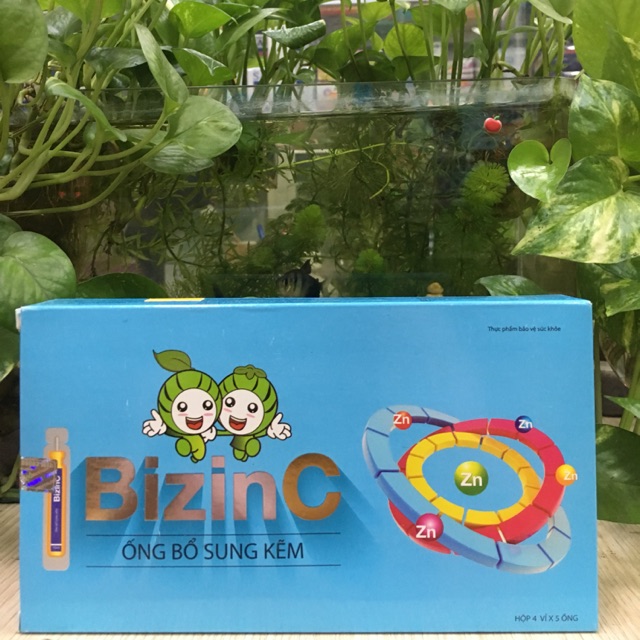 (date mới:06/2022) BIZINC bổ sung kẽm cho bé dạng ống nước dễ uống