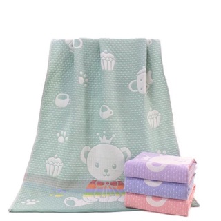 Combo 2 khăn tắm sợi tre ba3815
