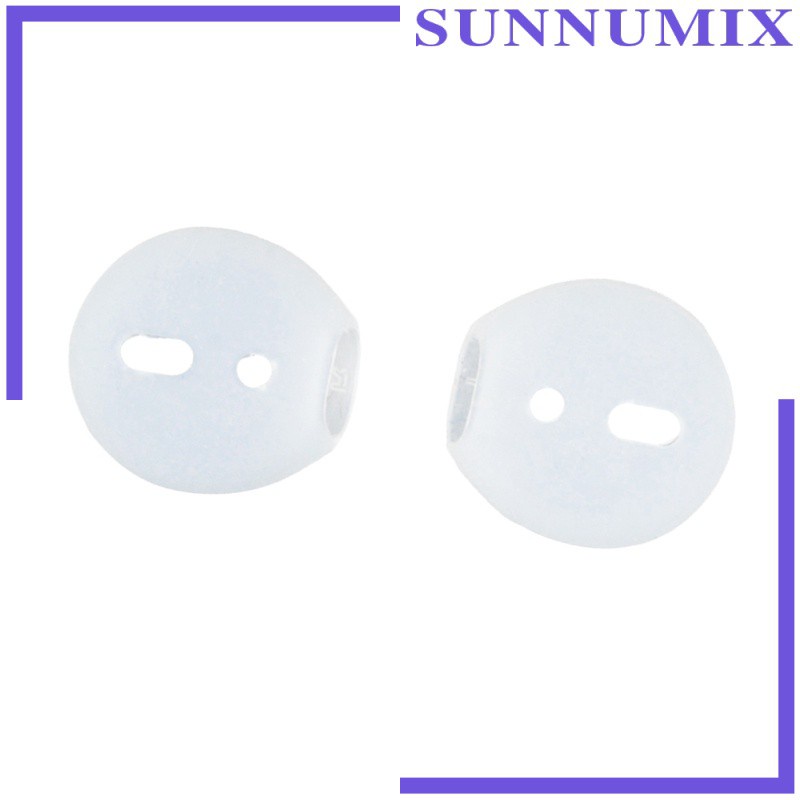 [SUNNIMIX] Pair Silicone Earbuds Tips Eartips for Apple AirPods iPhone 7 Earphone