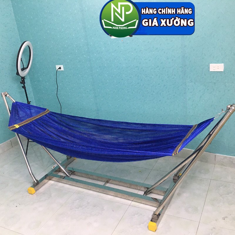 Võng xếp inox khung vuông chính hãng giá rẻ lưới cỡ lớn bảo hành 2 năm | BigBuy360 - bigbuy360.vn