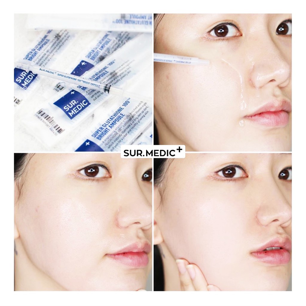 Combo 5 Tinh Chất Truyền Trắng SURMEDIC+ Super Glutathione 100 Bright Ampoule 1g/1ống x5 | BigBuy360 - bigbuy360.vn