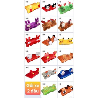 TPHCM - GỐI ĐI XE MÁY 2 ĐẦU HÌNH THÚ CHO BÉ