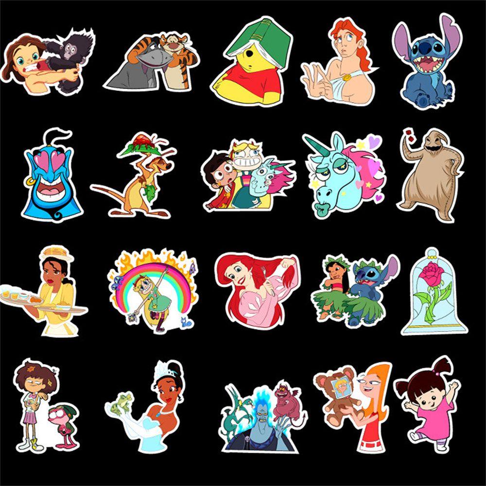 Bộ 50 Miếng Dán Anime Trang Trí Sổ Tay DIY