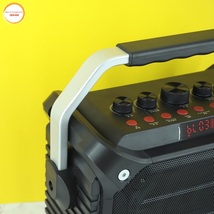 Loa karaoke bluetooth W-King K3H 100W tặng kèm mic, Loa di động, Pin cực lâu - BH 12 tháng