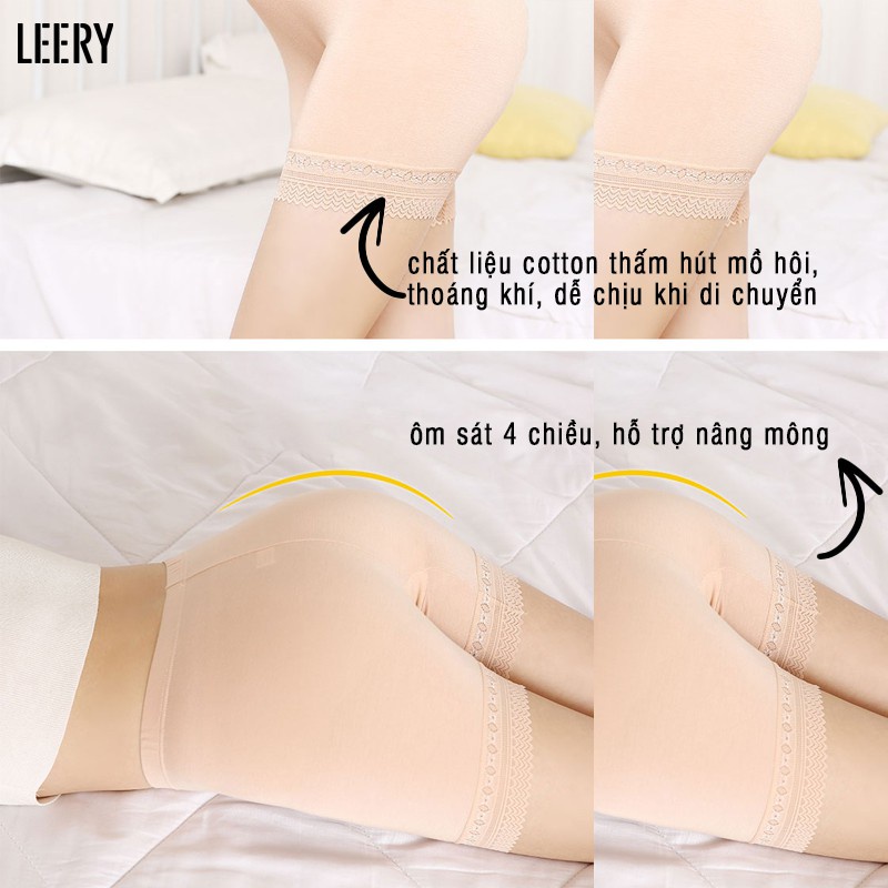 Quần lót mặc váy bảo hộ nữ, quần lót bảo hộ su đúc không viền nữ LQ-04 - LEERY