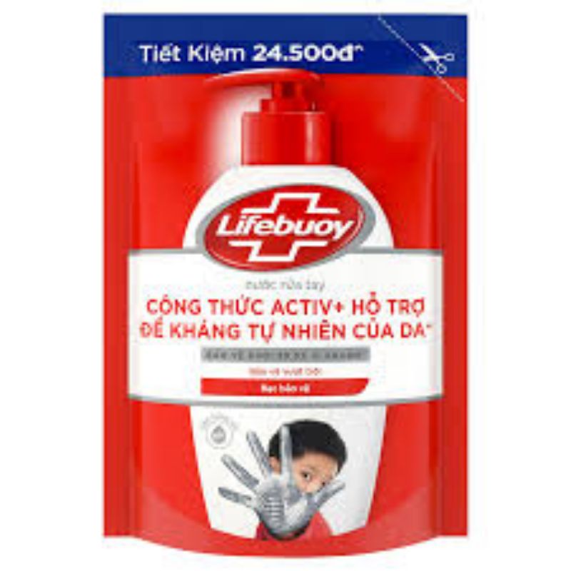 Nước rửa tay Lifebuoy Bảo vệ vượt trội Túi 400g