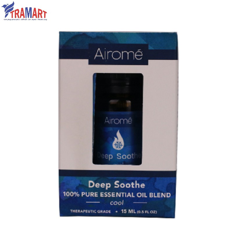 Lọ tinh dầu hỗn hợp 100% thiên nhiên Airomé 15ml AIR5977 Deep Soothe (Xuất xứ Mỹ)