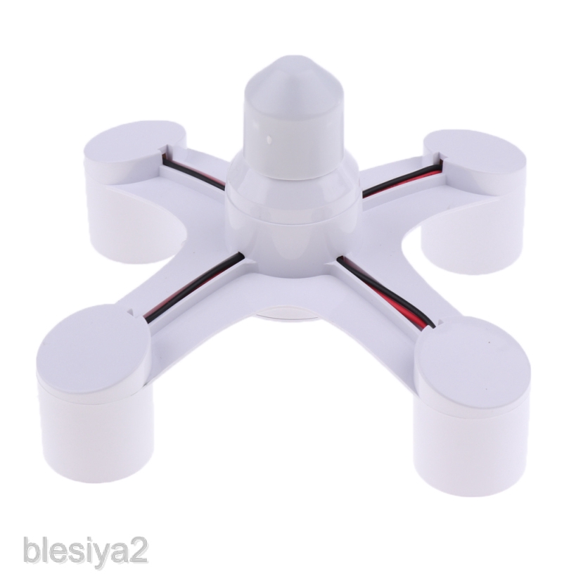 3 In 1 E27 To Three E27 Base Socket Splitter Lamp Bulb Adapter Converter Holder