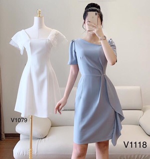 🍒Đầm xoè eo xếp li đính ngọc MLXL2XL