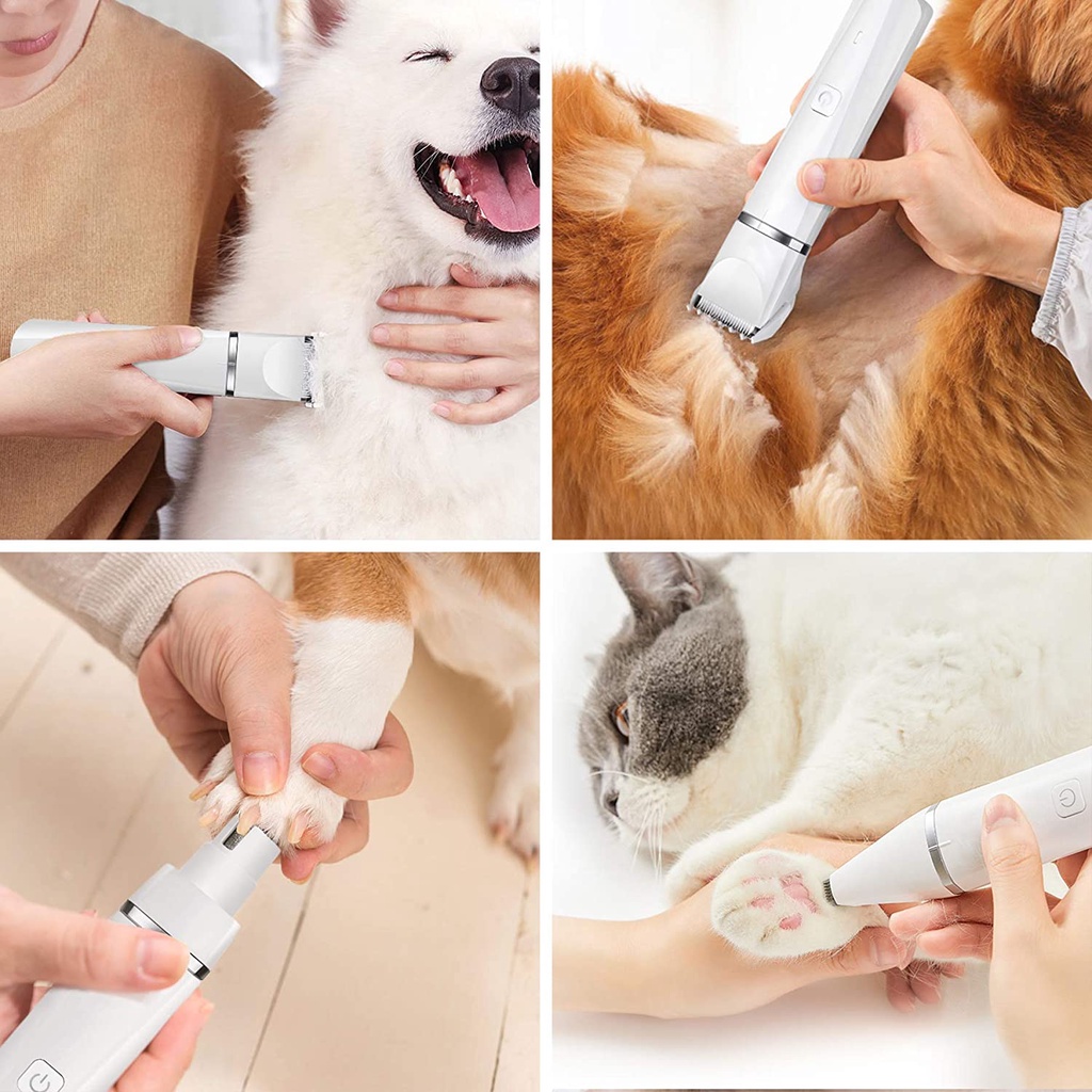 4 in 1 Pet Hair Clipper and Shaver - Máy cắt tỉa lông cho chó và mèo