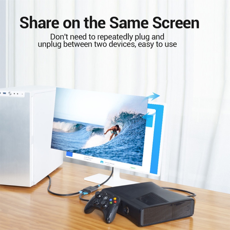 Bộ Chuyển Đổi 4k Bi- direction 2 Trong 1 Đầu Ra 2 0 Cho TV Box 1x 2 2x1