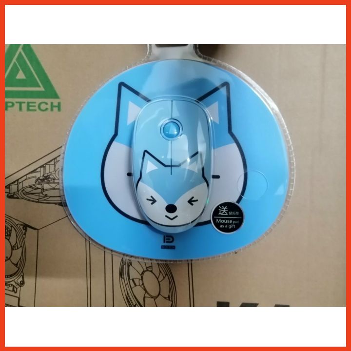 Chuột Máy Vi Tính Kèm Lót Không Dây FDE680 Cổng Giao Tiếp USB - Bảo Hành 2 Năm Lỗii Đổi Mới