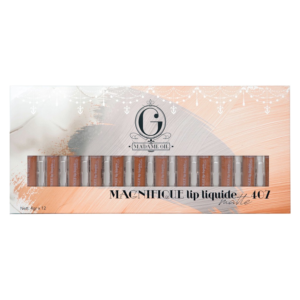 (hàng Mới Về) 1 Set Son Kem Lì Trang Điểm Môi Cổ Điển Madame Gie Magnifique | BigBuy360 - bigbuy360.vn