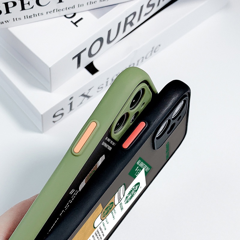 Ốp Điện Thoại TPU Mềm Nhám Trong Suốt Chống Sốc 1 Cho iPhone 13 12 Mini 11 Pro MAX XR X XS MAX 8 7 6 Plus SE3 SE2