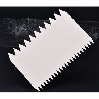 2pcs Dụng Cụ Chà Láng Bánh Kem Hình Răng Cưa