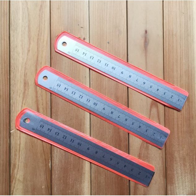 Thước kẻ thép 15-20-30 cm giá rẻ hangchinhhieuvn VPP22SPTS Bikerstorethainguyen eefy1