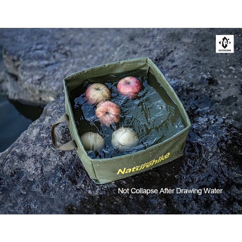 Xô gấp dã ngoại vuông NatureHike NH19SJ007 | BigBuy360 - bigbuy360.vn