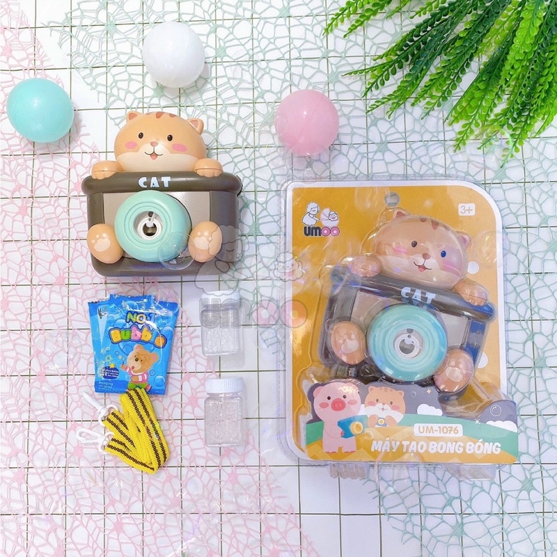 Máy tạo bong bóng Umoo Mèo- Heo