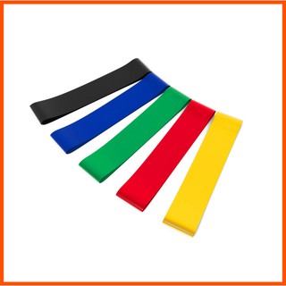 Bộ 5 dây mini band, dây cao su miniband tập chân mông, phụ kiện tập gym