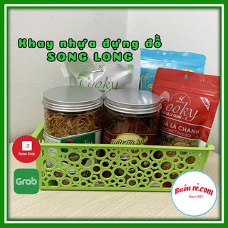 Khay nhựa Hàn Quốc SONG LONG 2336 đựng đồ đa năng gọn gàng ngăn nắp Buôn Rẻ 01063