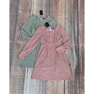 Đầm hoa nhí cổ vuông vintage siêu xinh