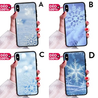 ỐP LƯNG DẺO IPHONE X – XS – XS MAX HÌNH NỀN HOA TUYẾT MÙA ĐÔNG LẠNH GIÁ