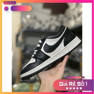 (FREESHIP+ẢNH THẬT) Giày Jordan low đen trắng full box bill-dây phụ