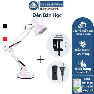 Đèn Bàn Học Tập, Làm Việc Có Đế Và Chân Kẹp Bàn PIXAR - Bóng LED 9w Đổi Màu KINGLED