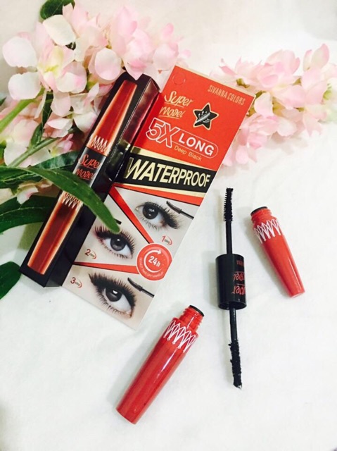 Mascara Sivanna Color 5x Long 2 Đầu Dài Mi Cao Cấp Thái Lan