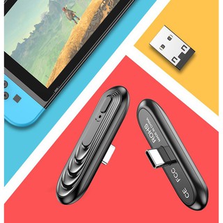 Thiết bị phát tín hiệu bluetooth không dây đầu type-c usb cho nintendo switch & lite, ps4, pc, điện thoại