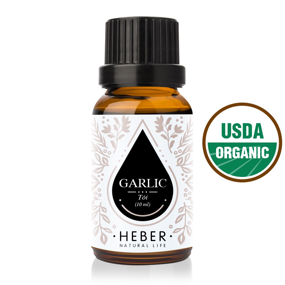 Tinh Dầu Tỏi Garlic Heber Natural Life, Cao Cấp Nhập Khẩu, Thiên Nhiên Nguyên Chất, Chai 10ml/30ml/50ml