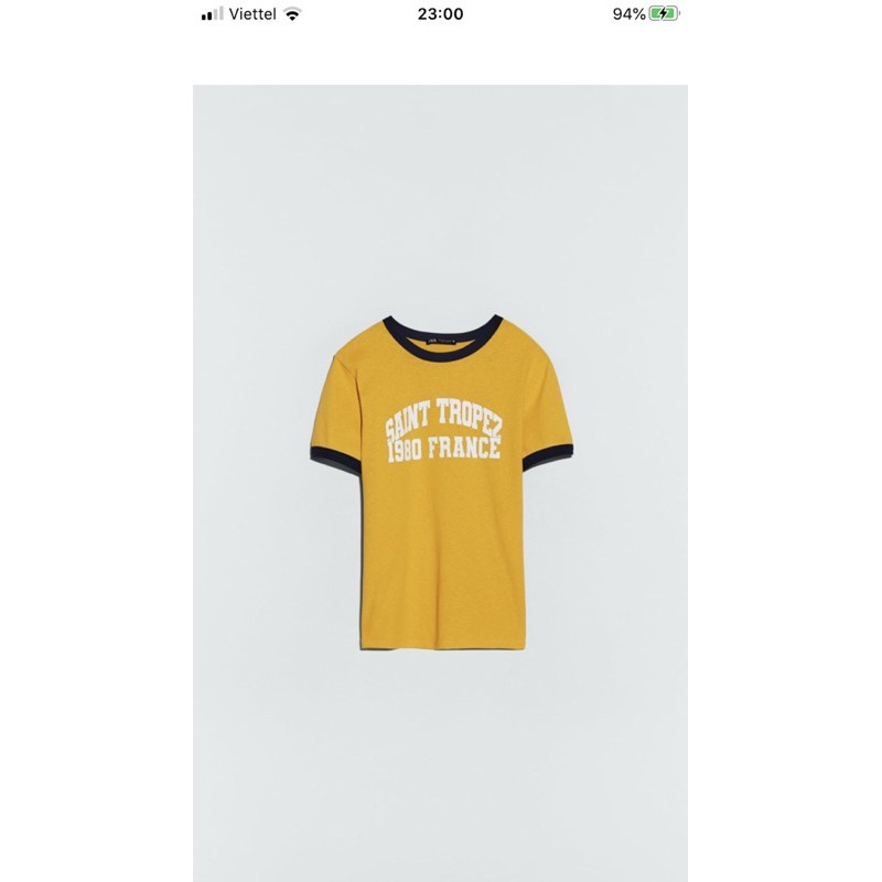 Áo phông Zara Auth (new collection 2021)
