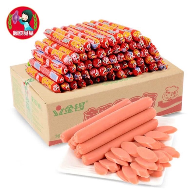 xúc xích thịt heo ăn liền (1 cái)