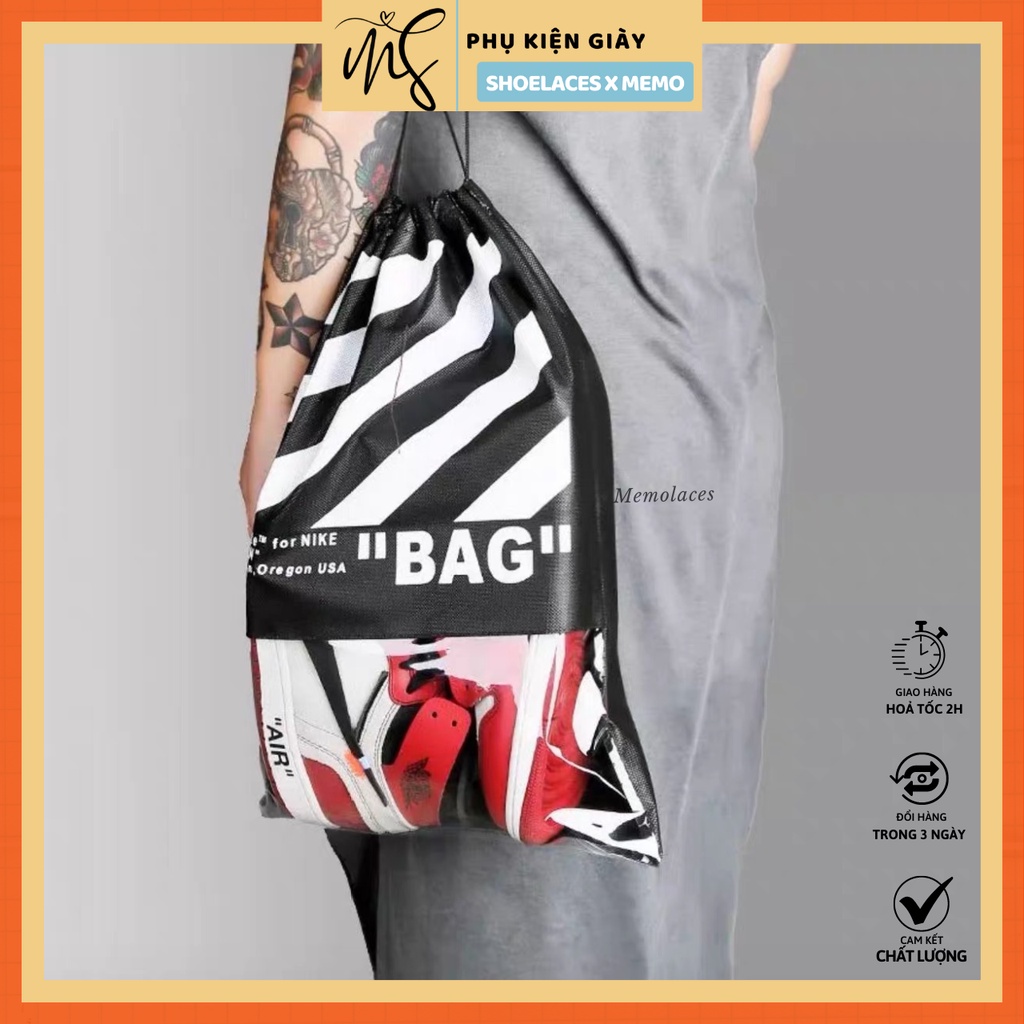 Túi Đựng Giày - Túi Lưu Trữ Bảo Quản Giày Dép OFFWHITE