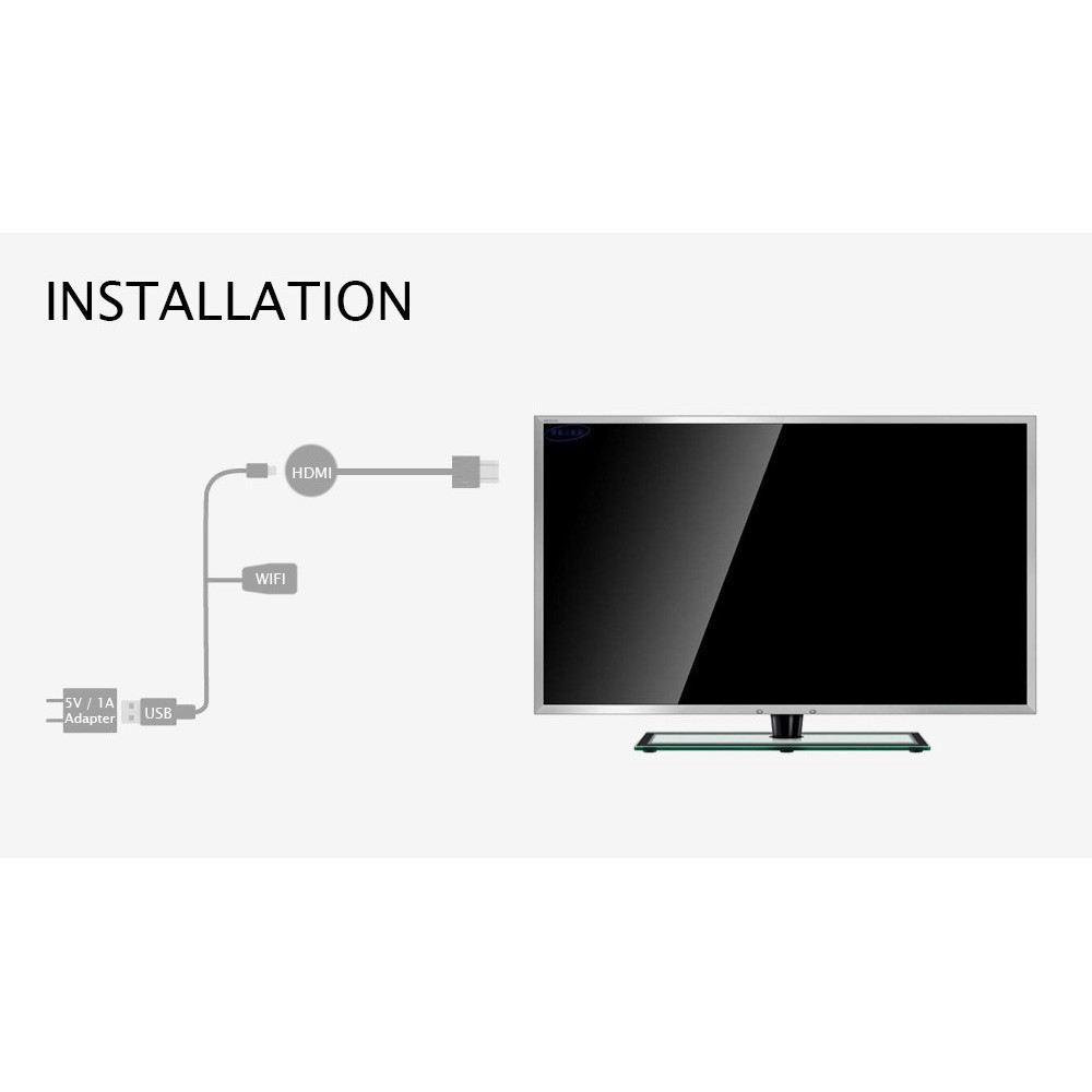 Thiết bị dongle Chromecast G2 thu phát Wifi TV không dây DLNA AirPlay cắm HDMI