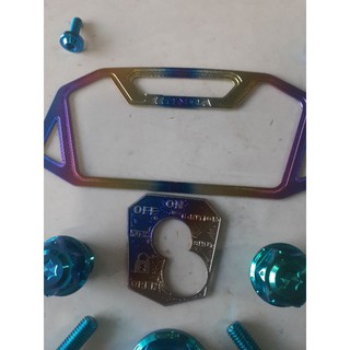 ốc chảng ba sonic pull 13con & 3 miếng dán titanium