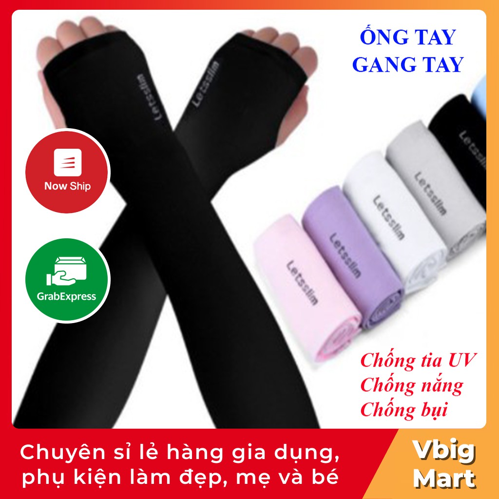 (Sỉ)Ống Tay, Găng Tay Chống Nắng HQ ⚡CHỐNG TIA UV, CHỐNG NẮNG, BẢO VỆ TAY, CO GIÃN 4 CHỀU⚡ Dành Cho Nam Và Nữ Let's slim