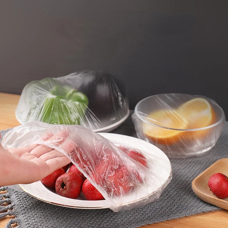 Set 100 Túi Nhựa Trong Suốt Bảo Quản Thực Phẩm Dùng Một Lần Tiện Dụng