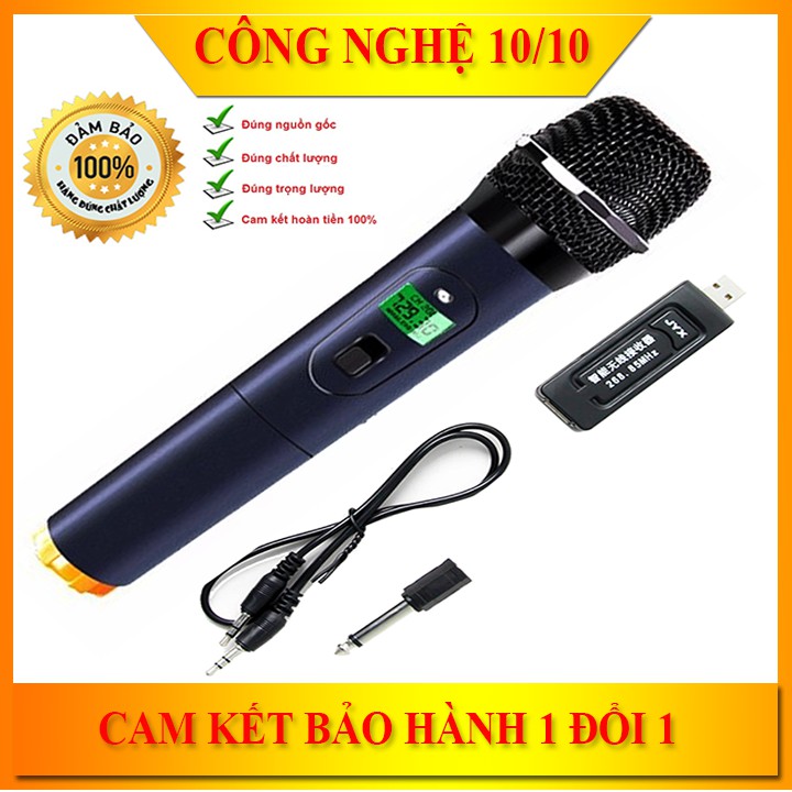 Mic Không Dây V12 Cho Loa Kéo