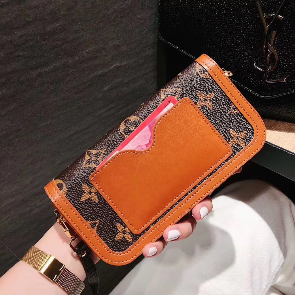 Túi đựng điện thoại cao cấp họa tiết LV sang trọng